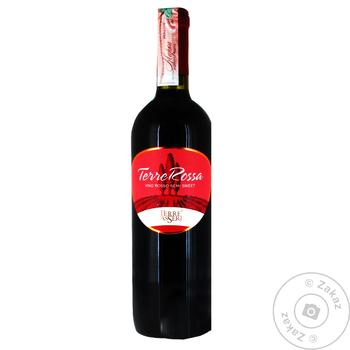 Terre Passeri Terre Rossa Pirovano red semi-sweet wine 10.5% 0.75l - buy, prices for Auchan - photo 1