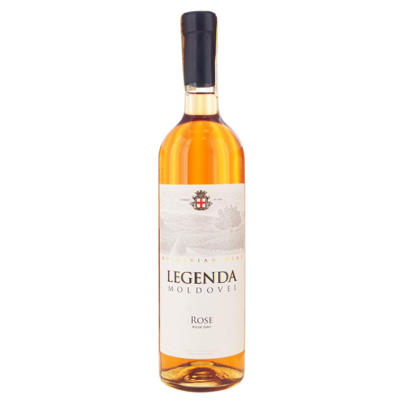 

Вино Legenda Moldovei Rose розовое сухое 0.75л