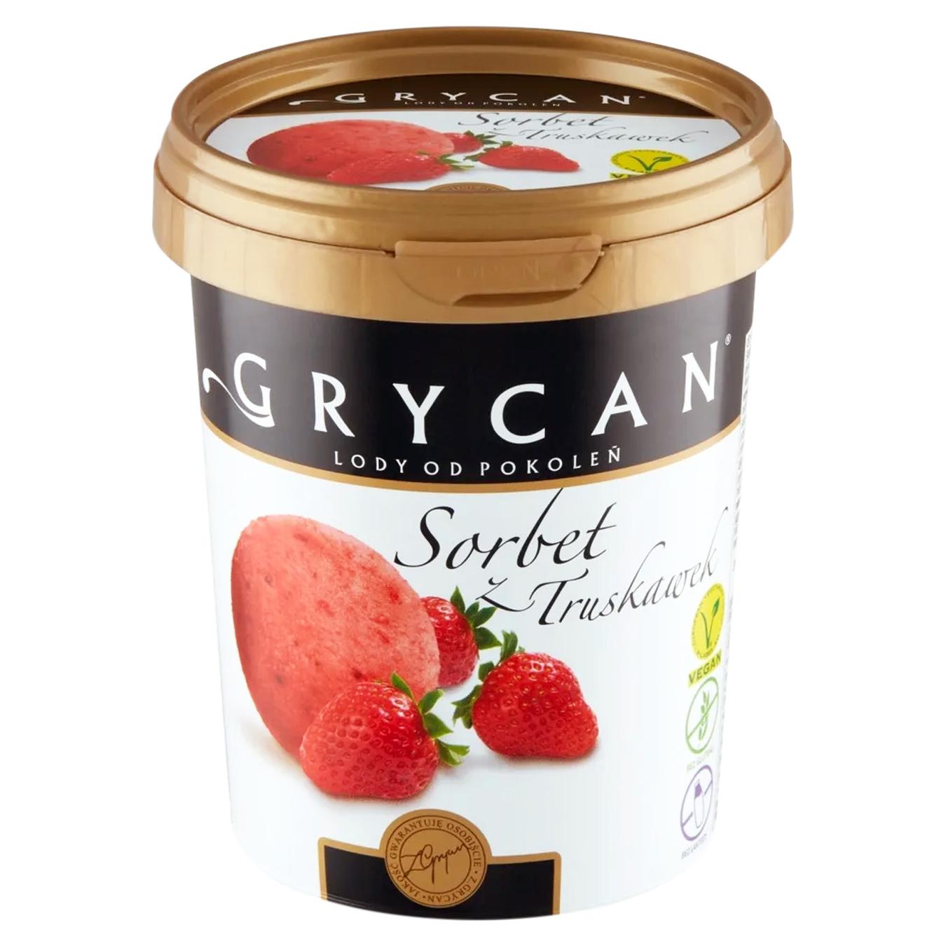 

Сорбет Grycan клубничный 0,5л