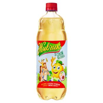 Zhivchik Carbonated Drink with Apple Juice 1l - buy, prices for Biotus - photo 1