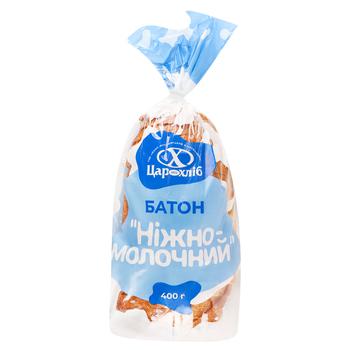 Батон Цар Хліб Ніжно-молочний нарізаний