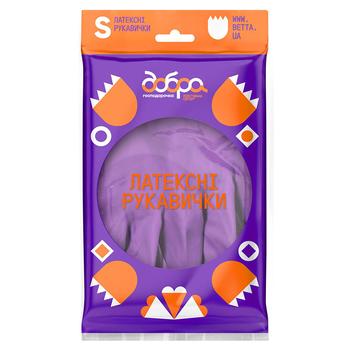 Перчатки хозяйственные Добра Господарочка латексные S - купить, цены на За Раз - фото 1