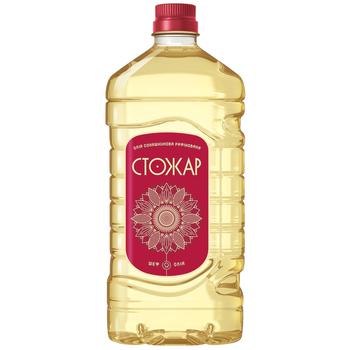 Stozhar sunflower refined oil 1.6l - buy, prices for Auchan - photo 1