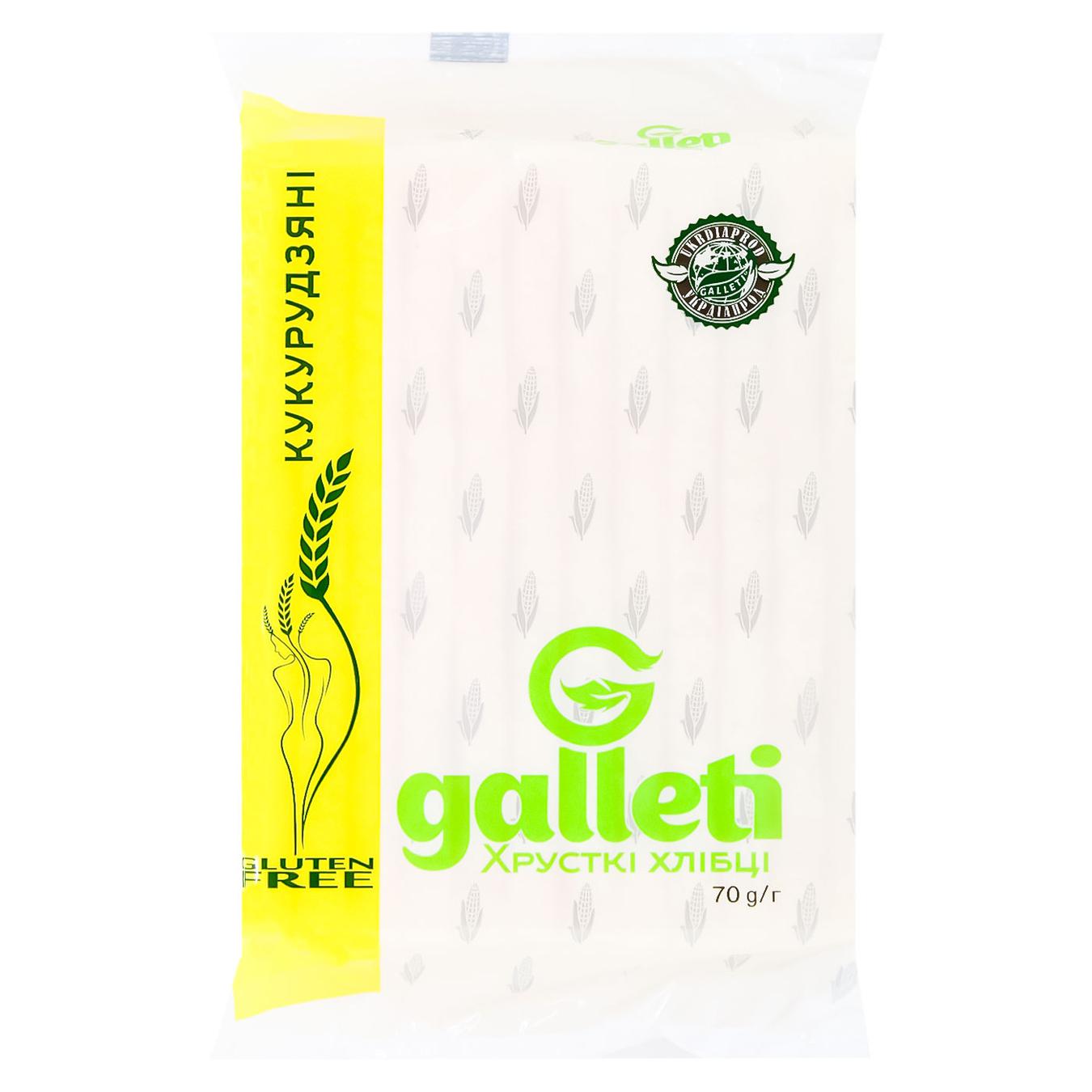 

Хлебцы Galleti кукурузные 70г