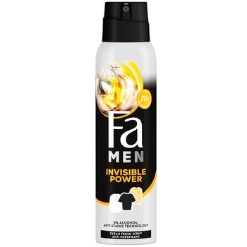 Fa Men Invisible Power Spray Antiperspirant 150ml - buy, prices for COSMOS - photo 1