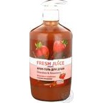 Крем-гель для душу Fresh Juice Chocolate&Strawberr 750мл