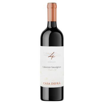 Вино Casa Defra Cabernet Sauvignon Veneto IGT червоне напівсухе 12,5% 0,75л - купити, ціни на Біотус - фото 1