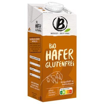 Berief Gluten Free Organic Oat Drink 1l