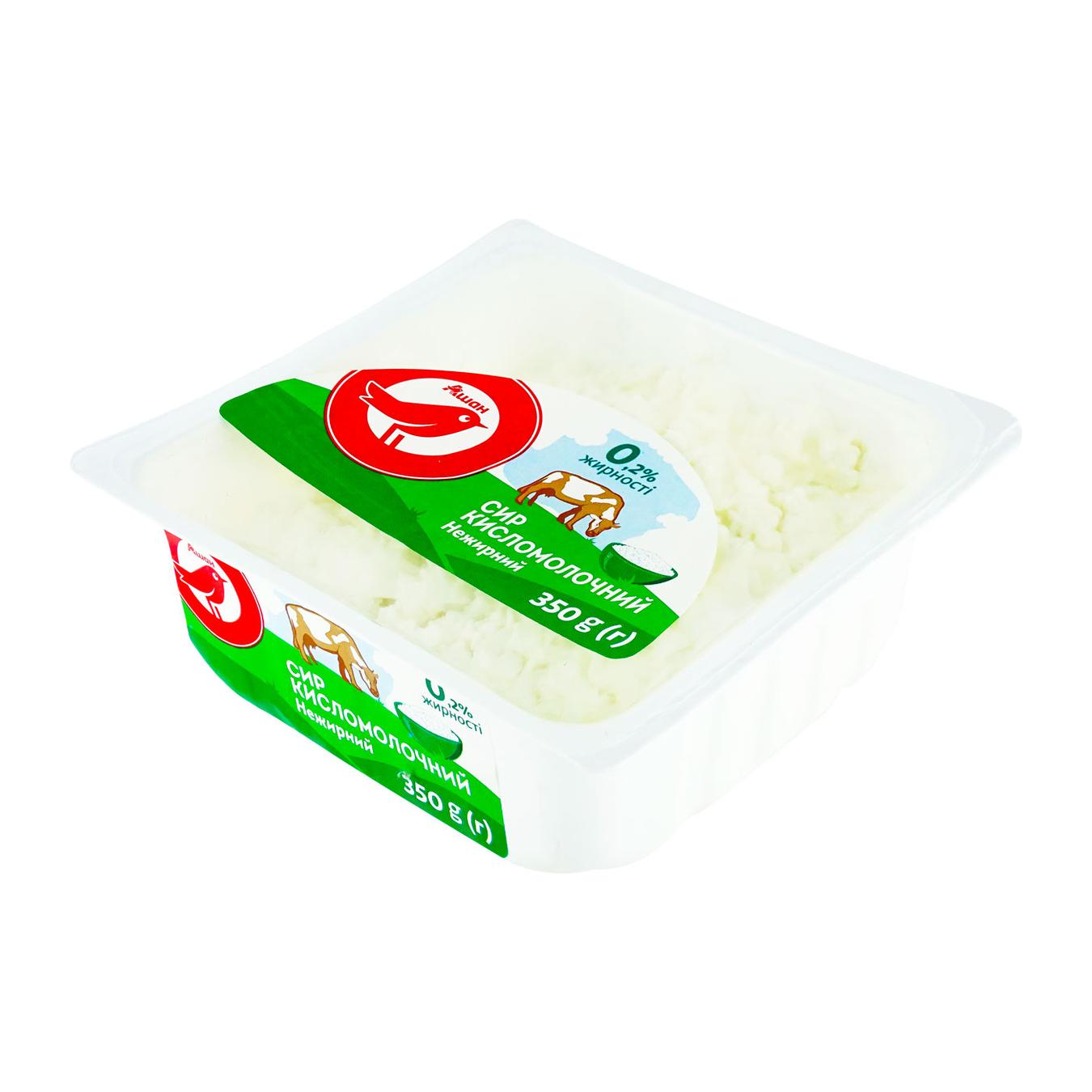 

Творог Ашан нежирный 0,2% 350г