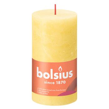 Свічка Bolsius Rustic 13х6,8см жовтий