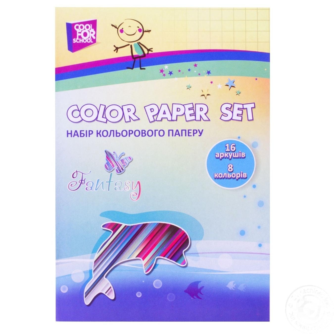 

Цветная бумага Cool for School 14 листов