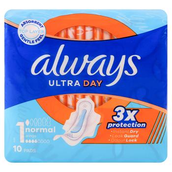 Прокладки гігієнічні Always Ultra Normal 2 10шт