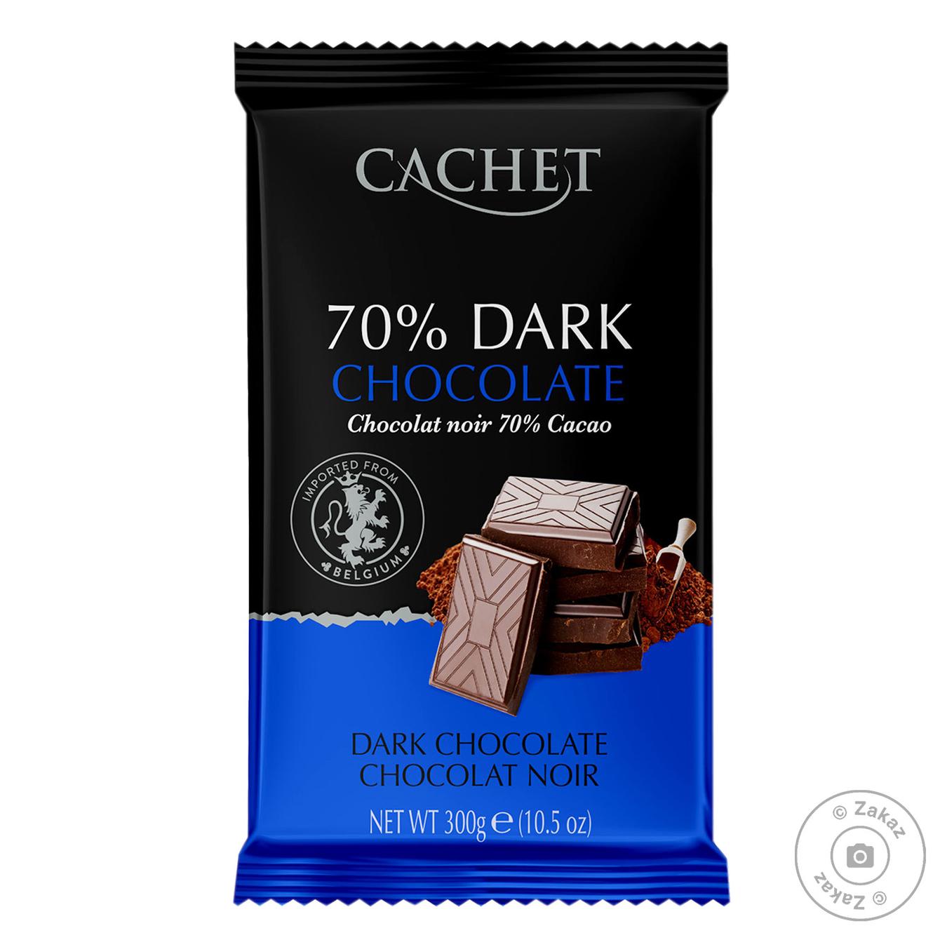 

Шоколад темный Cachet 70% 300г