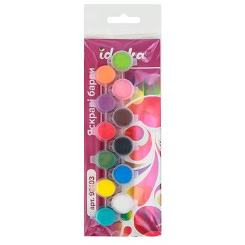 Ideyka Bright Colors Acrylic Paints 2.5ml*12pcs - buy, prices for NOVUS - photo 1