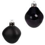 Koopman Hanging Decoration 6cm Black