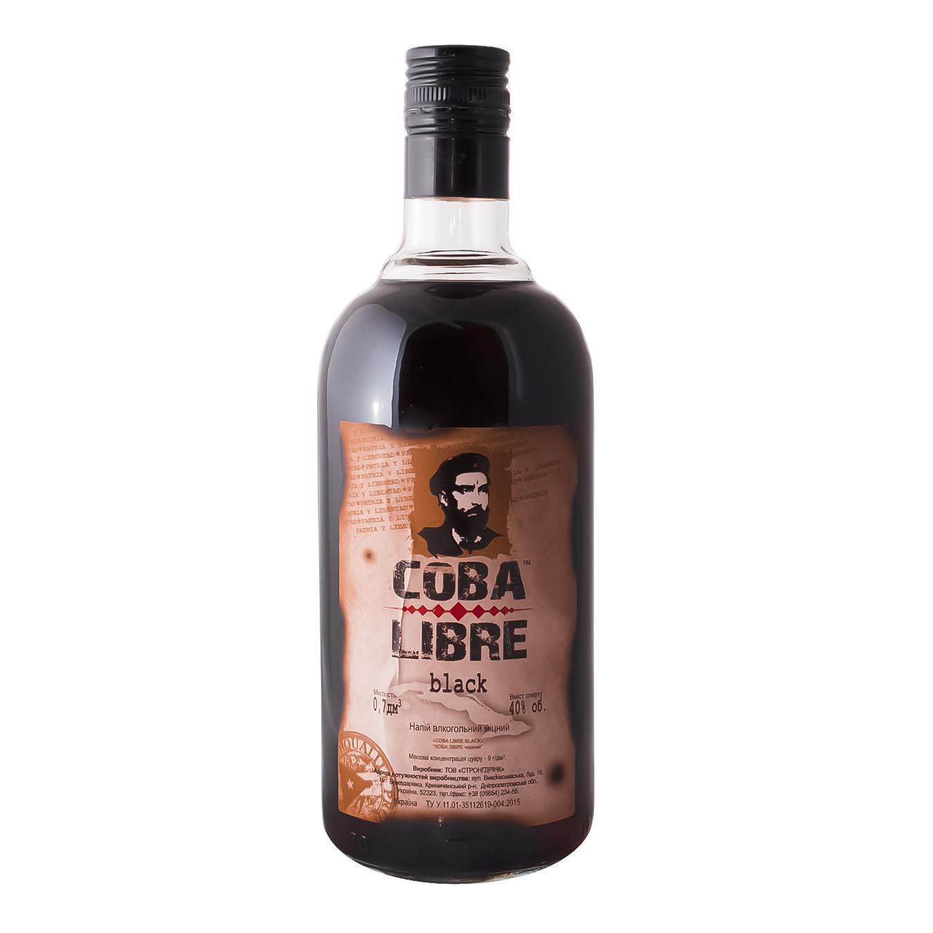 

Напиток алкогольный Cuba Libre Black 40% 0,7л