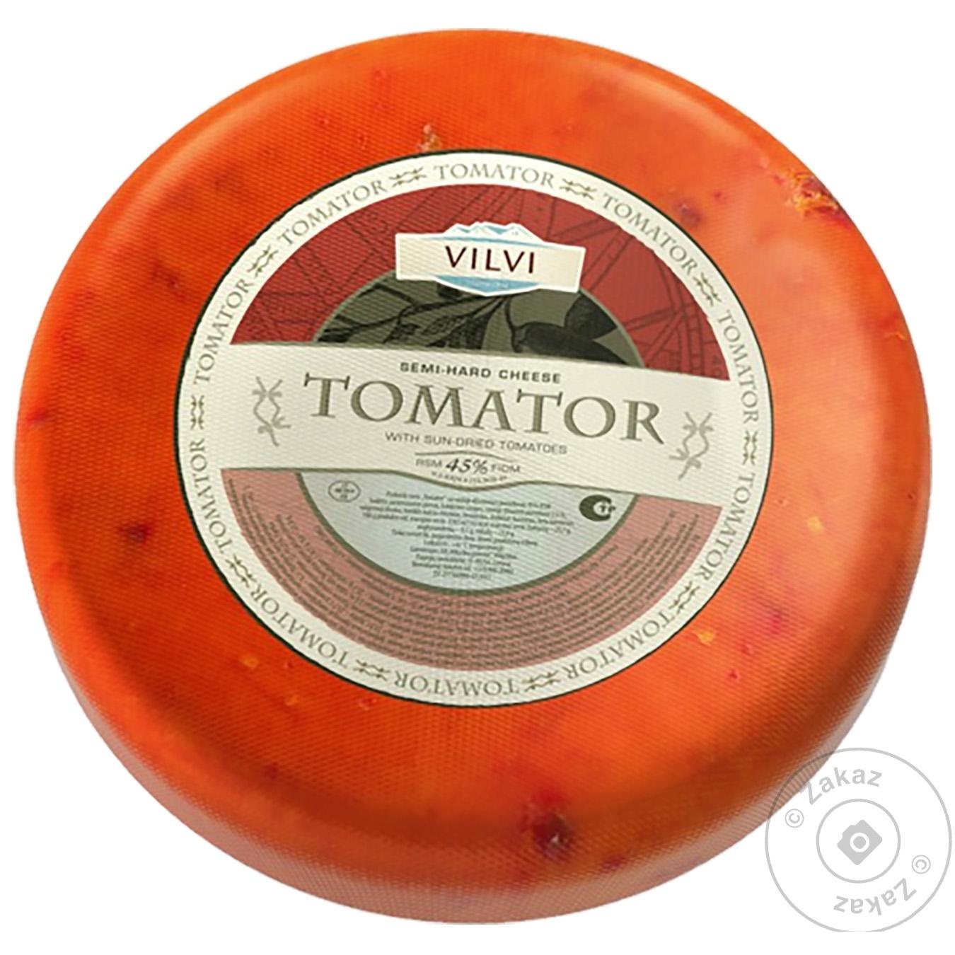 

Сыр Vilvi Томатор с томатами 45%
