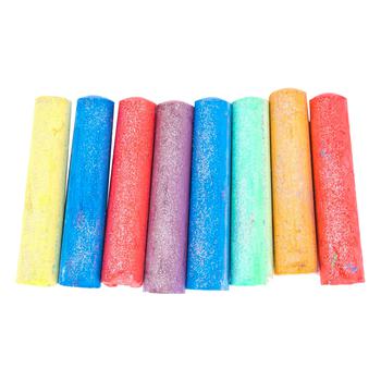 Scentos Bright Glitter Colored Chalks Set for Drawing 8colors - buy, prices for COSMOS - photo 2