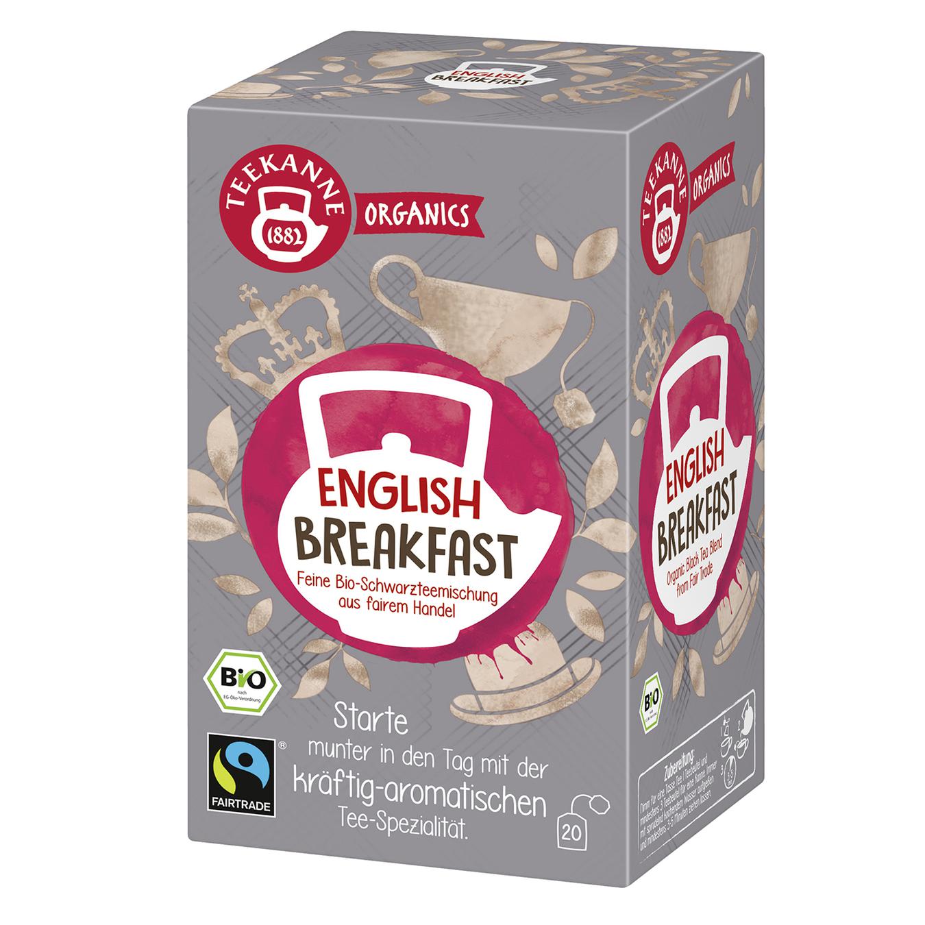 

Чай TEEKANNE 20*1,75 г чорн. BIO English Breakfast (Польща)