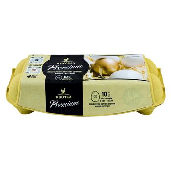 Kvochka Premium Chicken Eggs C0 10pcs - buy, prices for METRO - photo 5