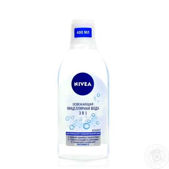 Cleansing water Nivea for makeup remover 400ml - buy, prices for MegaMarket - photo 2