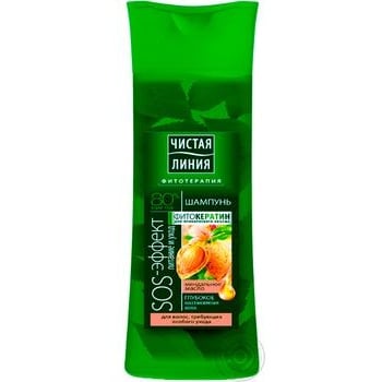 CHISTAYA LINIYA Nourishing and care with almond oil Shampoo 400ml - buy, prices for MegaMarket - photo 1