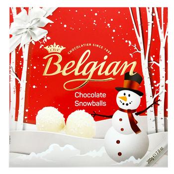 Цукерки The Belgian Winter Snowballs з білого шоколаду 200г - купити, ціни на WINETIME - фото 1