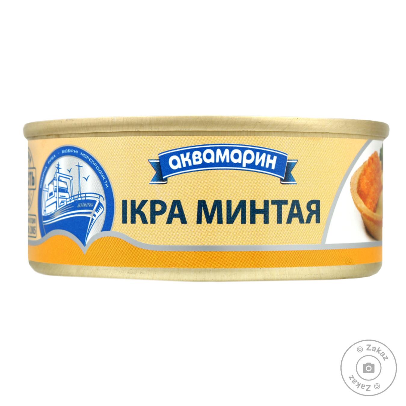 

Икра минтая Аквамарин 185г