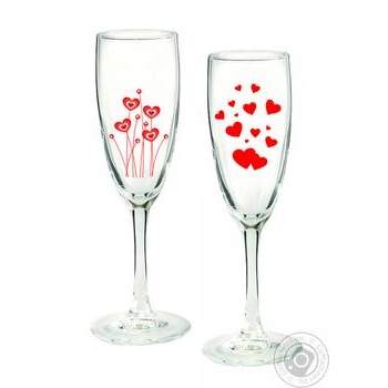 Набір келихів Rona для шампанського 2шт*170мл - купити, ціни на - фото 1