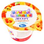 Vershkovi Smakolyky Milk Containing Sour Cream Dessert with Peach 9% 180g