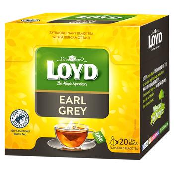 Чай чорний Loyd Earl Grey 2г*20шт