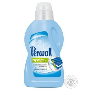 Гель Perwoll Спорт Активний догляд для делікатного прання спортивного одягу 900мл купити, ціни на МегаМаркет - фото 1