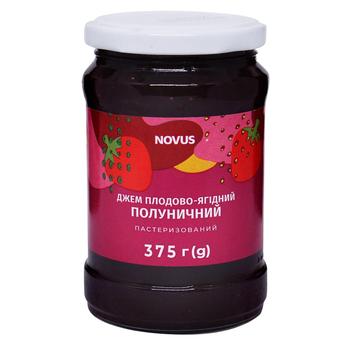 Novus Strawberry Jam 375g - buy, prices for NOVUS - photo 1