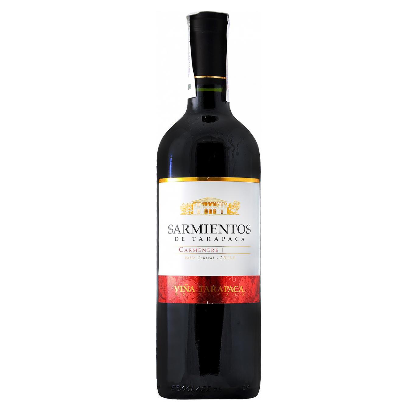 

Вино Sarmientos de Tarapaca Carmenere красное сухое 13,5% 0,75л