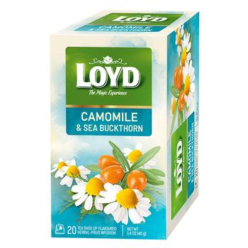 Loyd Chamomile and Sea Buckthorn Herbal Tea 2g*20pcs - buy, prices for NOVUS - photo 1