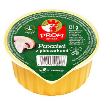 Паштет Profi куриный с грибами 131г - купить, цены на NOVUS - фото 1