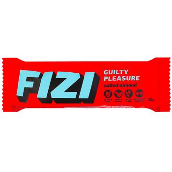 Батончик Fizi миндаль с солью без глютена 40г - купить, цены на Чудо Маркет - фото 1
