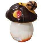 Mushroom with Snail Garden Sculpture 25cm