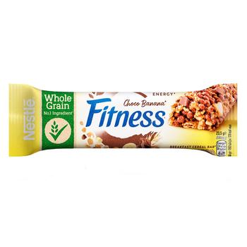 Батончик злаковый NESTLÉ® FITNESS® с кусочками шоколада и банана 23,5г - купить, цены на MasterZoo - фото 1