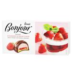 Konti Bonjour Strawberry & Cream Flavor Dessert 232g