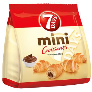 7 Days Mini Croissant with Cocoa Filling 185g - buy, prices for Auchan - photo 2