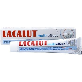 Lacalut Multi-effect 5in1 Toothpaste 75ml - buy, prices for MegaMarket - photo 1