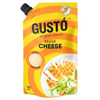 Соус Gusto Сырный 50% 180г - купить, цены на ЕКО Маркет - фото 1