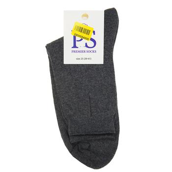 Шкарпетки Premier Socks чоловічі чорні 27р - купити, ціни на Восторг - фото 1