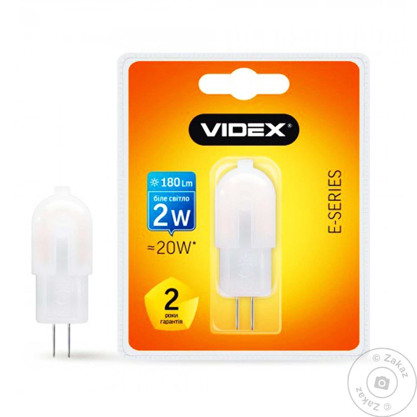 

Лампа светодиодная Videx 2W G4 220V