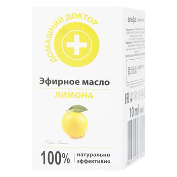 Domashniy Doktor Lemon Essential Body Oil 10ml - buy, prices for - photo 1