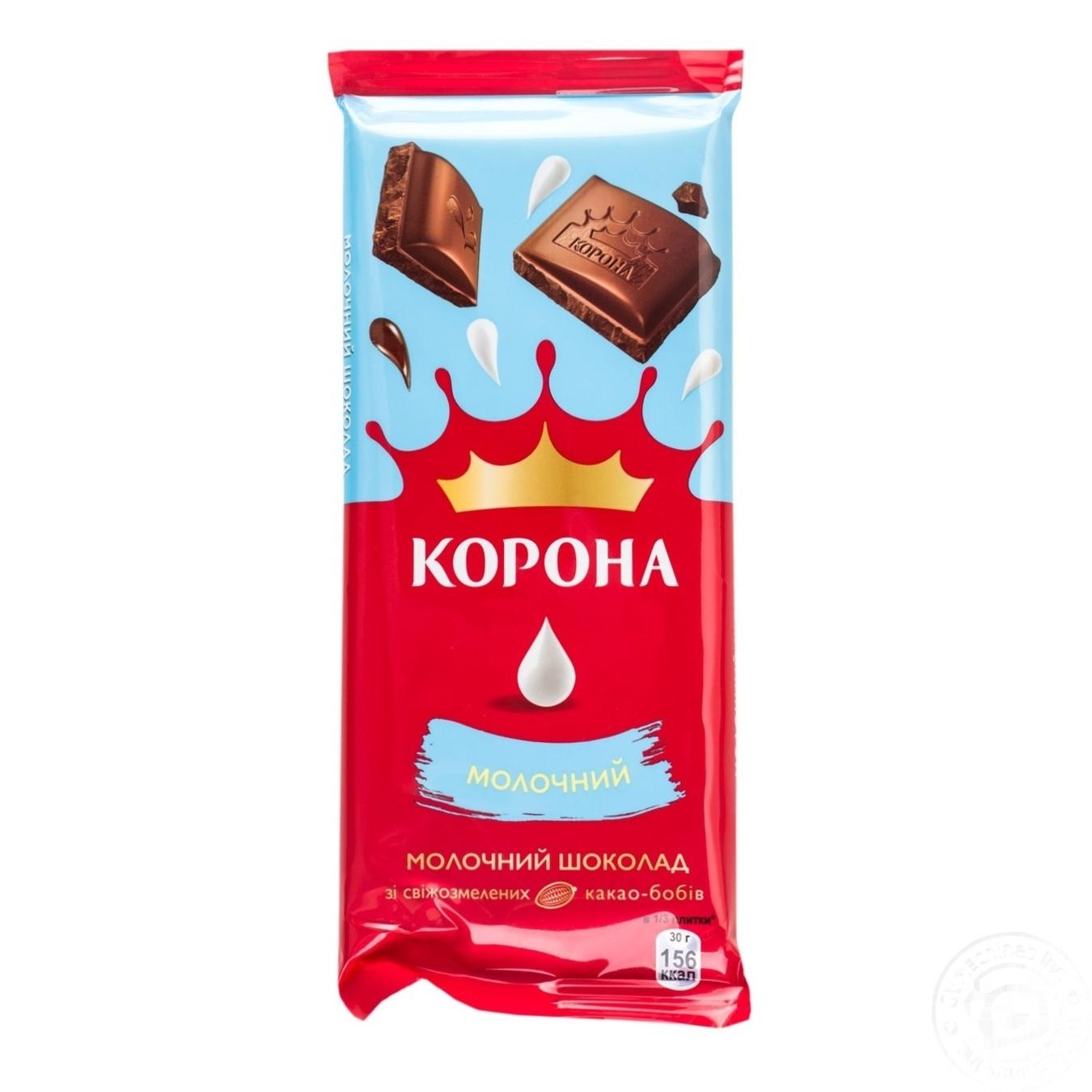 

Шоколад молочний Корона 85г
