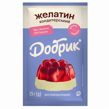 Dobryk Gelatin 15g - buy, prices for Auchan - photo 1