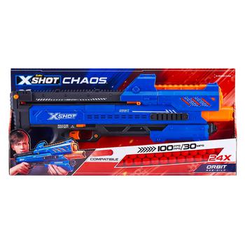 Игрушка X-Shot Excel Chaos Orbit Бластер быстрострельный 24 шарика - купить, цены на - фото 1