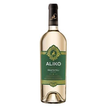 Вино Aliko C&W Ркацителі біле сухе 14% 0,75л